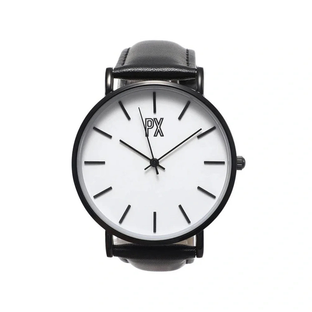 NIB Px Henry Leather Strap Watch